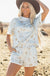 Gray Western Fashion Tee & Elastic Waist Shorts Set Dear lover