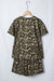 Brown Leopard Print Crew Neck Short Set Dear lover
