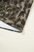 Brown Leopard Print Crew Neck Short Set Dear lover