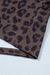 Brown V Neck Collar Leopard Printed 2pcs Short Set Dear lover