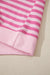 Pink Stripe Cap Sleeve Tee Elastic Waist Shorts 2pcs Outfit Dear lover