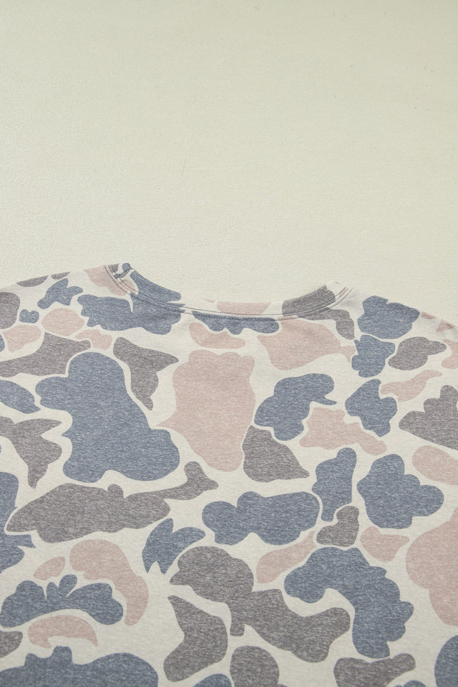 Multicolour Camouflage Short Set Dear lover