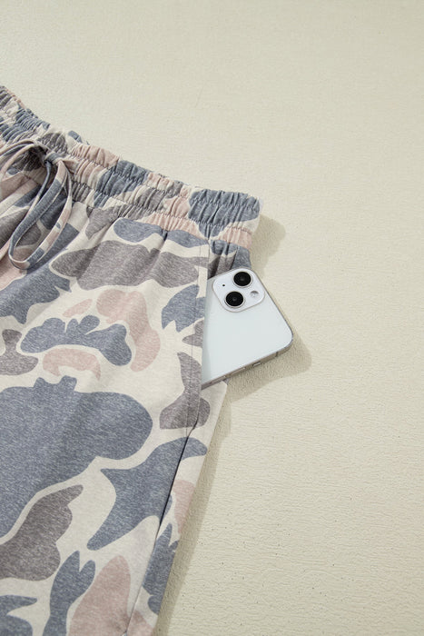 Multicolour Camouflage Short Set Dear lover