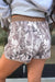 Khaki Camo Woodland Print Drawstring Active Shorts Dear lover