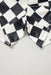 Black Checkered Print High Waist Casual Shorts Dear lover