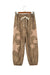 Khaki leopard star patch jogger pants view 12