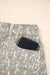 Khaki Raw Edge Leopard Print Denim Shorts Dear lover