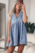 Beau Blue Cap Sleeve Denim Babydoll Dress Dear lover