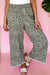 Brown leopard print pull-on jeans view 2