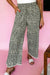 Brown leopard print pull-on jeans view 3