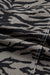 Gray zebra stripe barrel jeans view 13