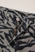 Gray zebra stripe barrel jeans view 18