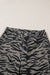 Gray zebra stripe barrel jeans view 19
