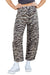 Gray zebra stripe barrel jeans view 28