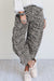 Gray zebra stripe barrel jeans view 5
