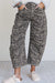 Gray zebra stripe barrel jeans view 8