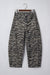 Gray zebra stripe barrel jeans view 9