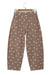 Brown polka dot barrel jeans view 20