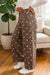 Brown polka dot barrel jeans view 6