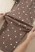 Brown polka dot barrel jeans view 9