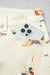 Beige mallard print cuffed jeans view 11