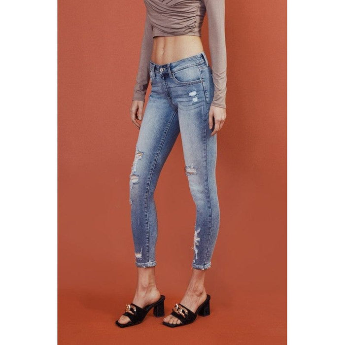 KanCan Mid-Rise Ankle Skinny Jean