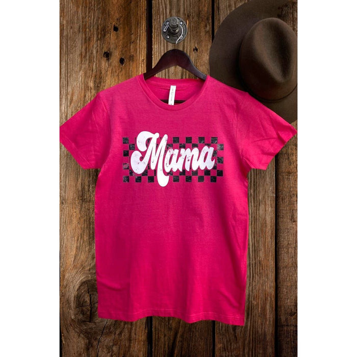 Pink Mama Checker T-shirt