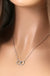 Sterling Silver Double Halo Necklace Wholesale Sparkle