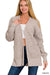 Low Gauge Waffle Open Cardigan Sweater by Zenana - view 2
