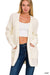 Low Gauge Waffle Open Cardigan Sweater by Zenana - view 3