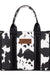 Wrangler Cow Print Concealed Carry Tote/Crossbody Montana West
