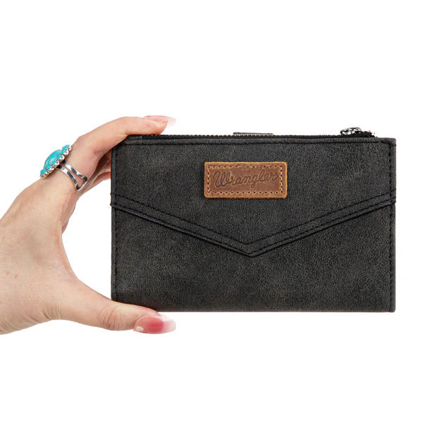 Wrangler Women's Card Holder Bi-Fold Wallet Montana West