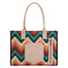 Wrangler Southwestern Pattern Dual Sided Print Tote/Crossbody Montana West