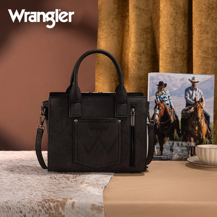 Wrangler Tooled Aztec Concealed Carry Tote