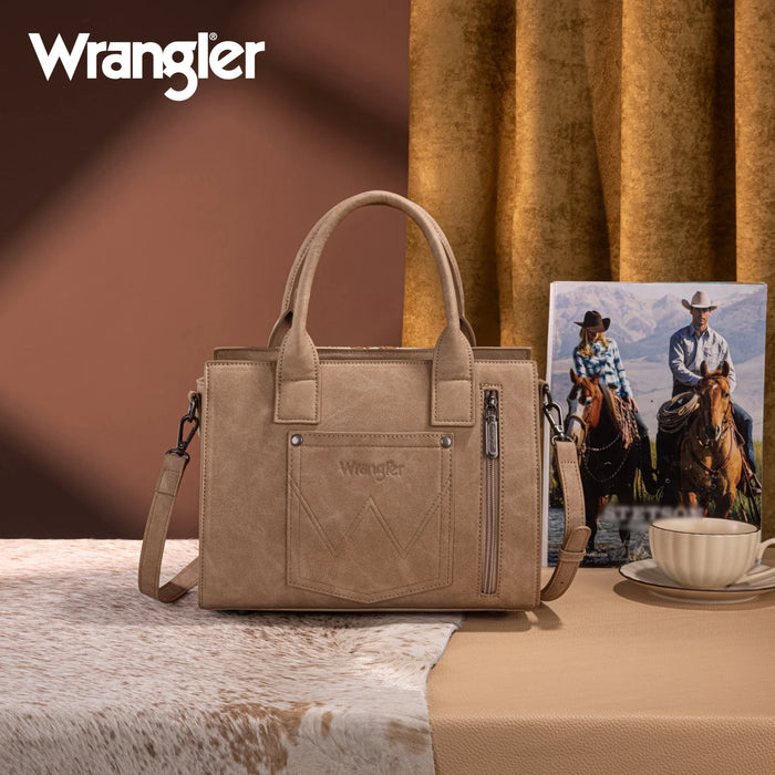 Wrangler Tooled Aztec Concealed Carry Tote