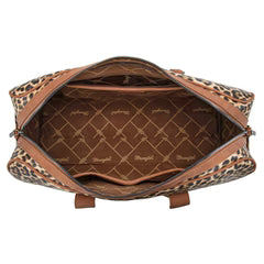 Wrangler Whipstitch Collection Duffle Bag -Leopard