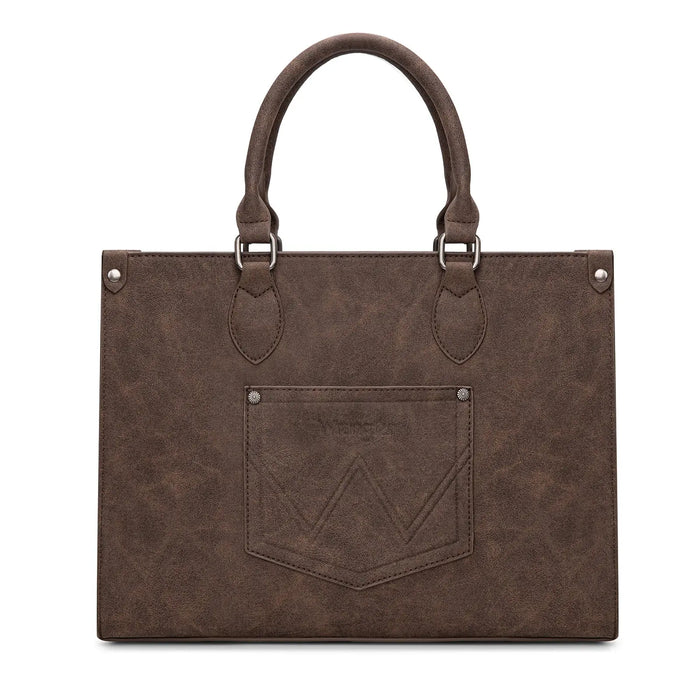 Wrangler Leopard Print Wide Large Tote Montana West