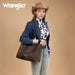 Wrangler Leopard Print Wide Large Tote Montana West