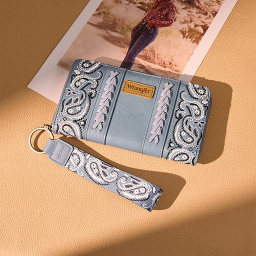 Wrangler Bandana Print Wallet Montana West