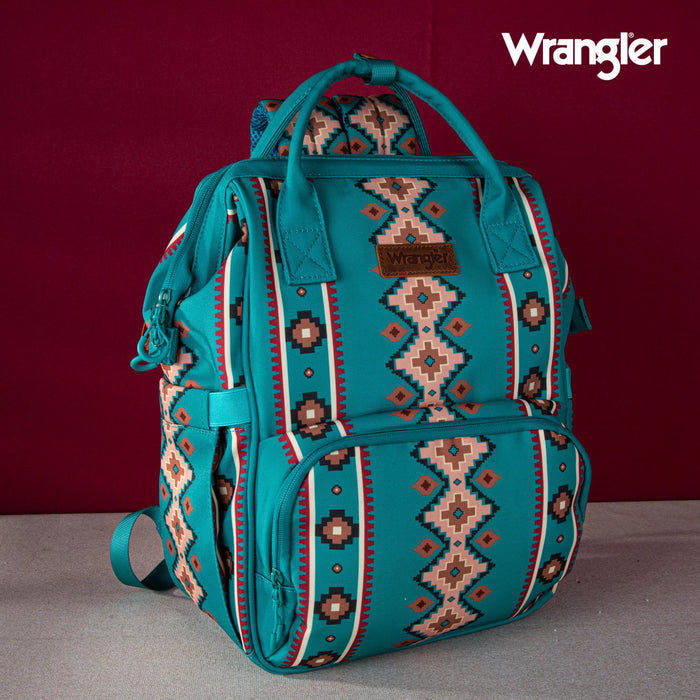 Wrangler Wrangler Aztec Printed Callie Backpack - Green - Green