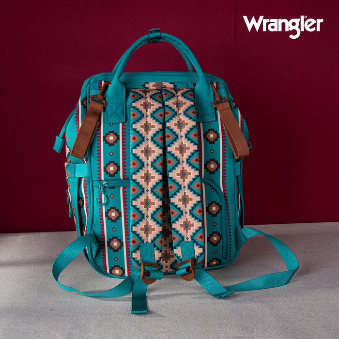 Wrangler Wrangler Aztec Printed Callie Backpack - Green - Green