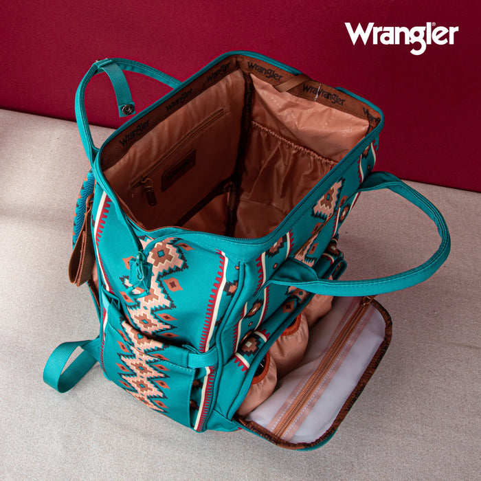 Wrangler Wrangler Aztec Printed Callie Backpack - Green - Green