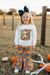 Cowboy Pumpkin Sweatshirt Girls Set