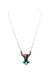 Western Steerhead Turquoise Pendant Necklace Snowing West