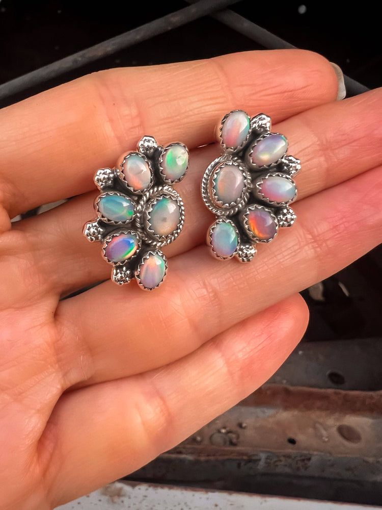 Cute Little Half Cluster Blossom Earrings - MADE TO ORDER Krush Kandy