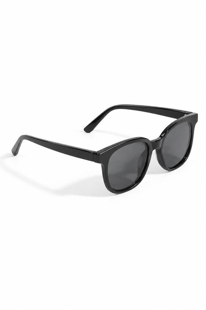 Acetate Frame Sunglasses - Black