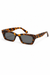 Acetate Rectangle Sunglasses - Tortoise