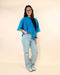 Acid Wash Boyfriend Box Tee - LECCE
