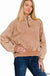 Acid Wash Fleece Half Zip Pullover - LECCE