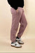 Acid Wash Fleece Joggers With Pockets - LECCE